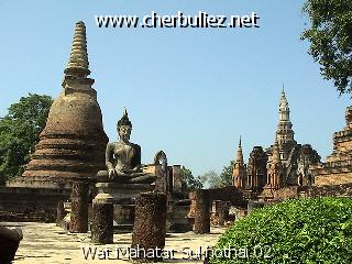 légende: Wat Mahatat Sukhothai 02
qualityCode=raw
sizeCode=half

Données de l'image originale:
Taille originale: 169048 bytes
Temps d'exposition: 1/215 s
Diaph: f/400/100
Heure de prise de vue: 2002:11:06 11:44:55
Flash: non
Focale: 45/10 mm
